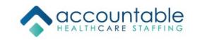 Accountable Healthcare Staffing Company Logo